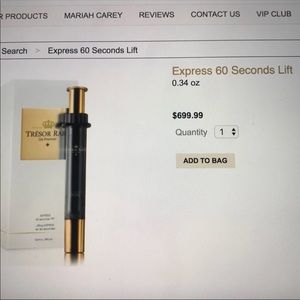 Tresor Rare 60 second lift